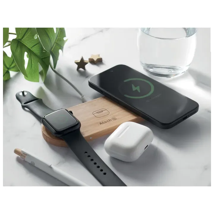 3 in 1 15W wireless charger - MO2729 (MOCN#40)